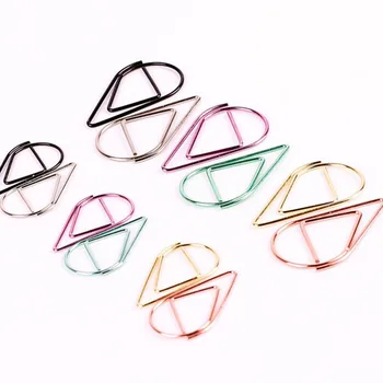

10pcs/bag Lovely Creative Ice Cream Design Mini Metal Bookmark Paper Clip School Office Supply Student Stationery Marker