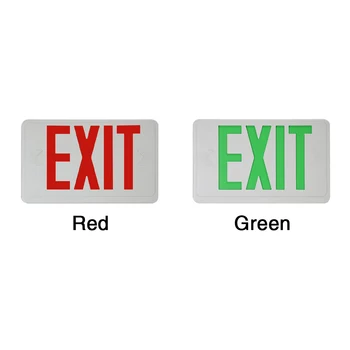 

Led Compact With Battery Backup Hardwired Multifunctional Electric Emergency Lamp Safe Illuminated Lighting Exit Sign Letter