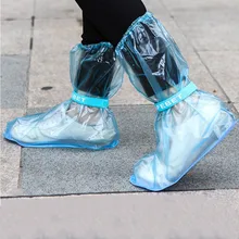Новинка, 1 пара, защищающий от дождя чехол для обуви, утолщенные непромокаемые сапоги, непромокаемые сапоги на плоской подошве, противоскользящие, BF88