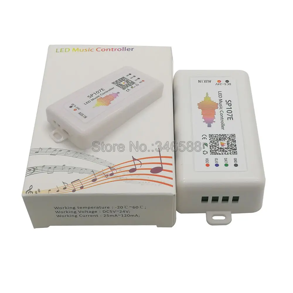 pixel ic spi música led controlador por telefone app para rgbw tira