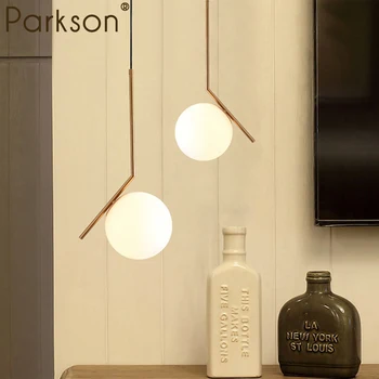 

LED Pendant Modern Lights E27 Nordic Glass Bubble Restaurant Living Kitchen Pendant Lamp Luminaria Avize for Bedroom Dining Room