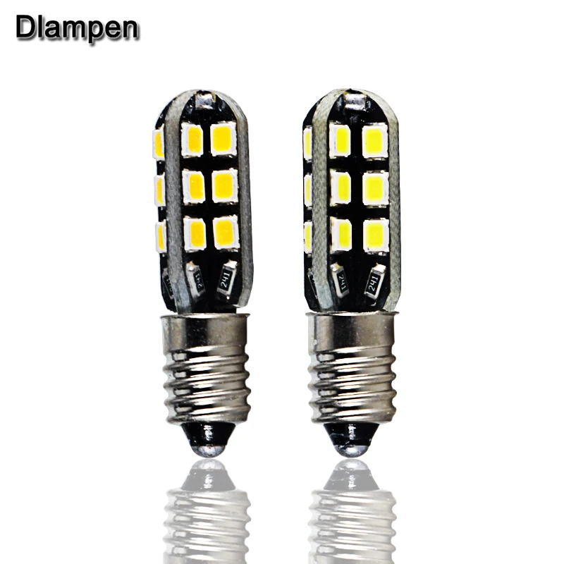 

1 piece led bulb light E10 car lights Dc 12 v volt smd 2835 24 leds 2W super bright Upgrade Bulbs Auto Signal lamp Warning lamps