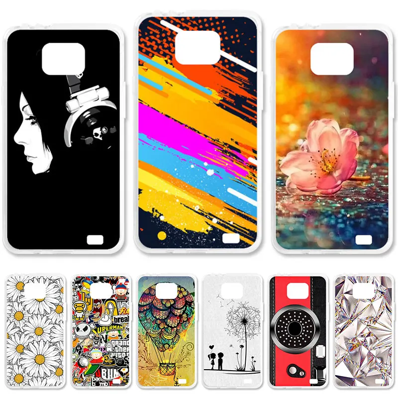 TAOYUNXI мягкий чехол TPU для samsung I9100 Galaxy S II Чехлы для samsung SII S2 I9100G i9108 i9100p GT-I9100 DIY разукрашенные чехлы - изображение