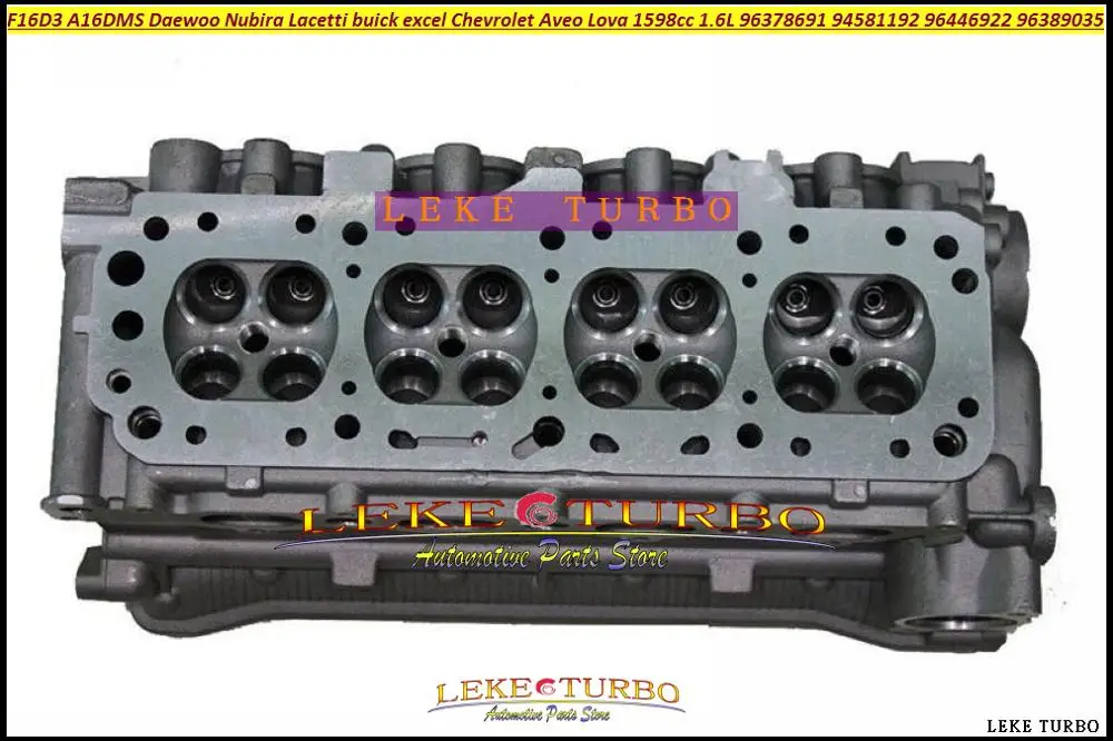 F16D3 A16DMS Cylinder Head For buick excel For Chevrolet Aveo Lova 1598cc 1.6L DOHC 16v 96378691 94581192 96446922 96389035  (2)