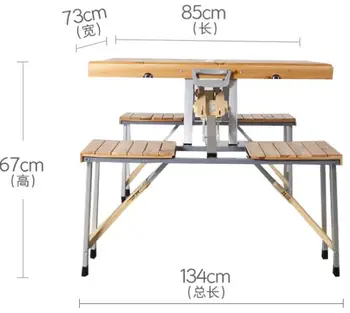 

Aluminum Alloy Folding Table Portable Outdoor Barbecue Table BBQ Camping Table Outdoor Picnic Desk Multifunction Dining Table