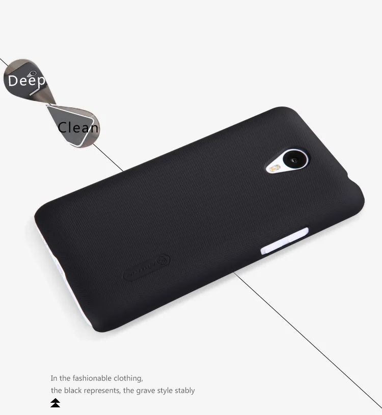 Cell phone case for meizu m2 note NILLKIN mobile plastic back cover free shipping+screen protector |