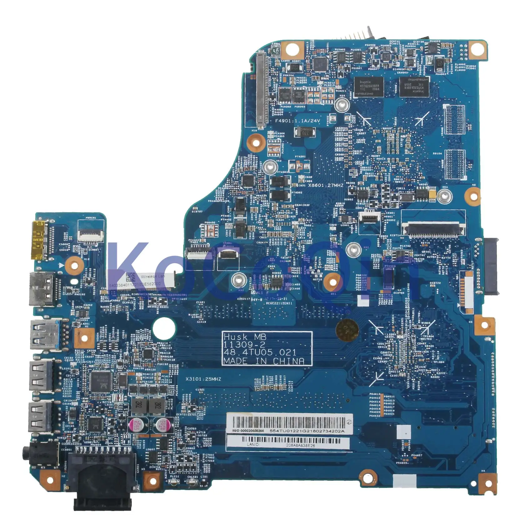 remarkable  KoCoQin Laptop motherboard For ACER Aspire V5-471 V5-571 I3 Mainboard NBM1N1100 11309-2 48.4TU05.02