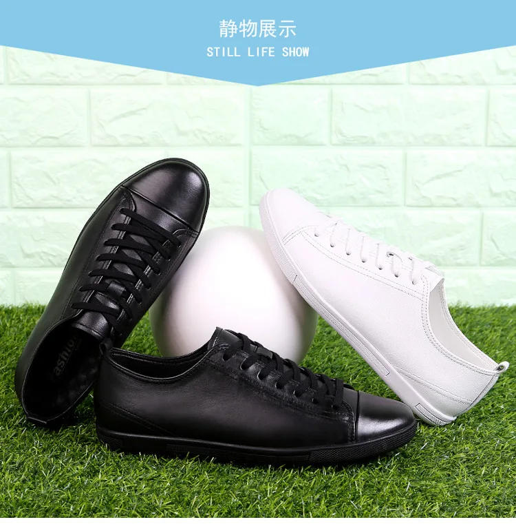 Обувь из натуральной кожи; мужские повседневные белые кроссовки; мужские мокасины на плоской подошве; водонепроницаемые Мокасины на шнуровке; chaussure homme