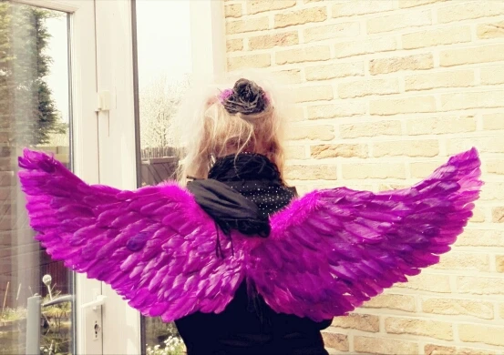 Cosplay&ware Glow Light Led Angel Feather Wings Fairy Costume Wedding Party Halloween Christmas Navidad Decorations -Cosplayware Store HTB1Oi3Ud21G3KVjSZFkq6yK4XXar.jpg