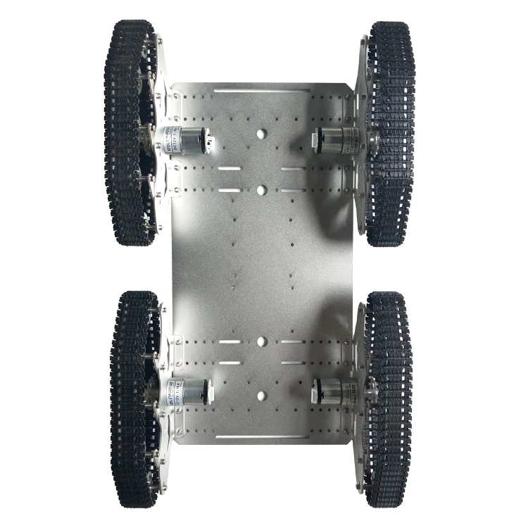 TS900 амортизатор Танк 4WD автомобиль, алюминиевый сплав Танк шасси автомобиля/эксперимент платформы, для DIY Танк vechicled рука робота