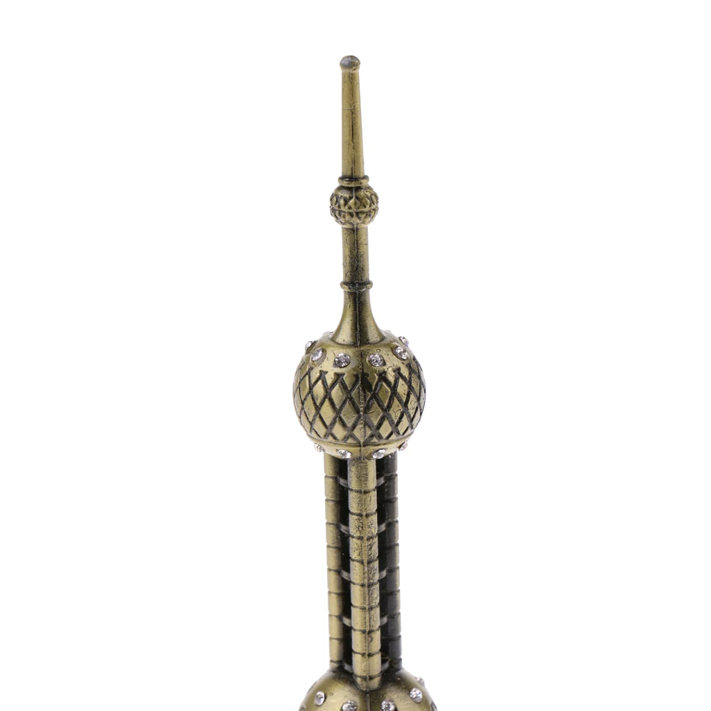 ORIENTAL PEARL TV TOWER SHANGHAI ARCHITECTURE BUILDING REPLICA SOUVENIR 5''