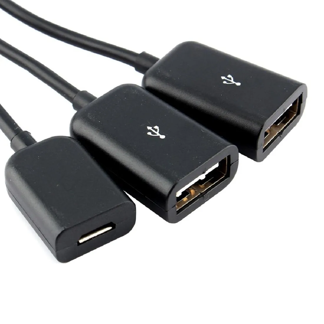 

OTG Hub 1pc 3 in 1 Micro USB Power OTG Hub Cable Adapter Converter Extender USB 2.0 for Mobile Phones For Samsung
