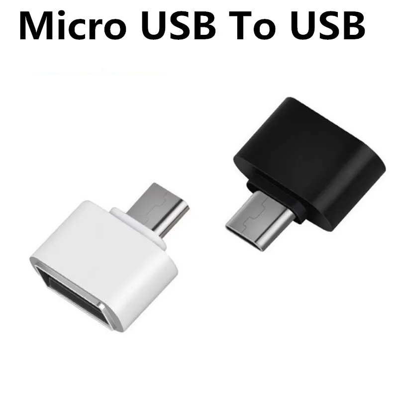 

2pcs/Factory price Hot Selling Micro USB To USB OTG Mini Adapter Converter For Android SmartPhone Free Shipping