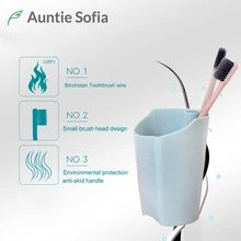 Бамбуковая зубная щетка портативная Корейская дорожная зубная щетка с ручкой пшеницы бамбуковая зубная щетка из древесного угля скребок для языка