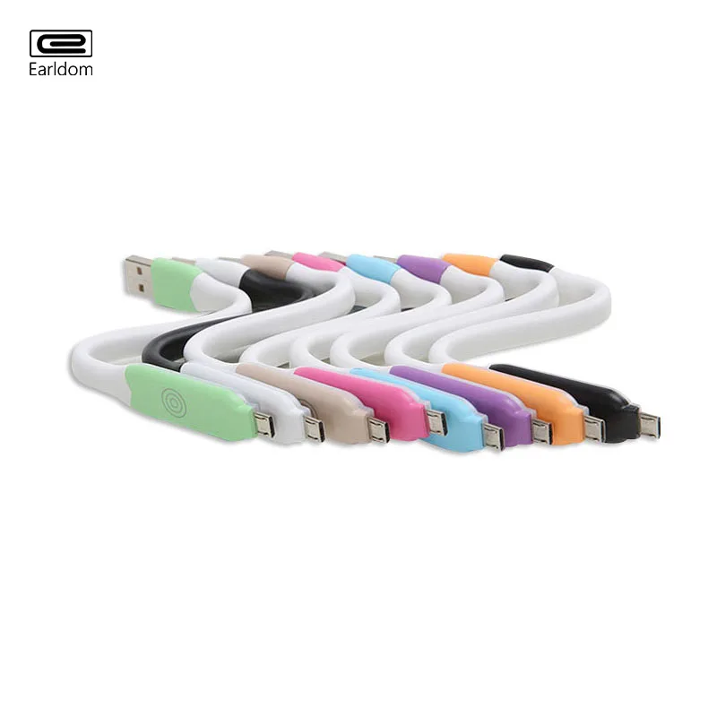 Micro USB кабель 19 см 3 в 1 Мини свет сенсорный выключатель лампы быстрой зарядки для