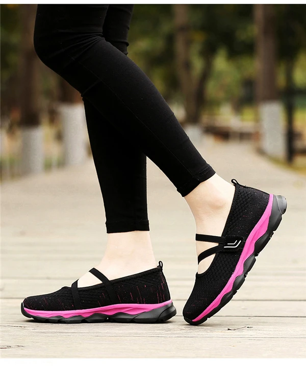 WWKK Кроссовки Женская обувь летняя дышащая Летающая ткачество спортивная обувь женские мокасины Женская прогулочная женская обувь
