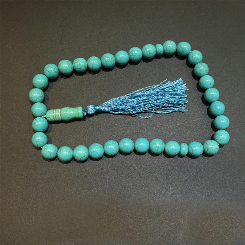 Muslim Rosary Natural Stone Beads Bracelet 5A Quality Stone Islam