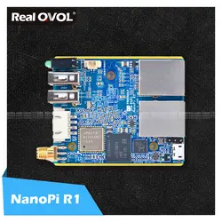 RealQvol FriendlyARM ELEC NanoPi R1 Allwinner H3 Gbps Ethernet встроенный Wifi Bluetooth OpenWRT