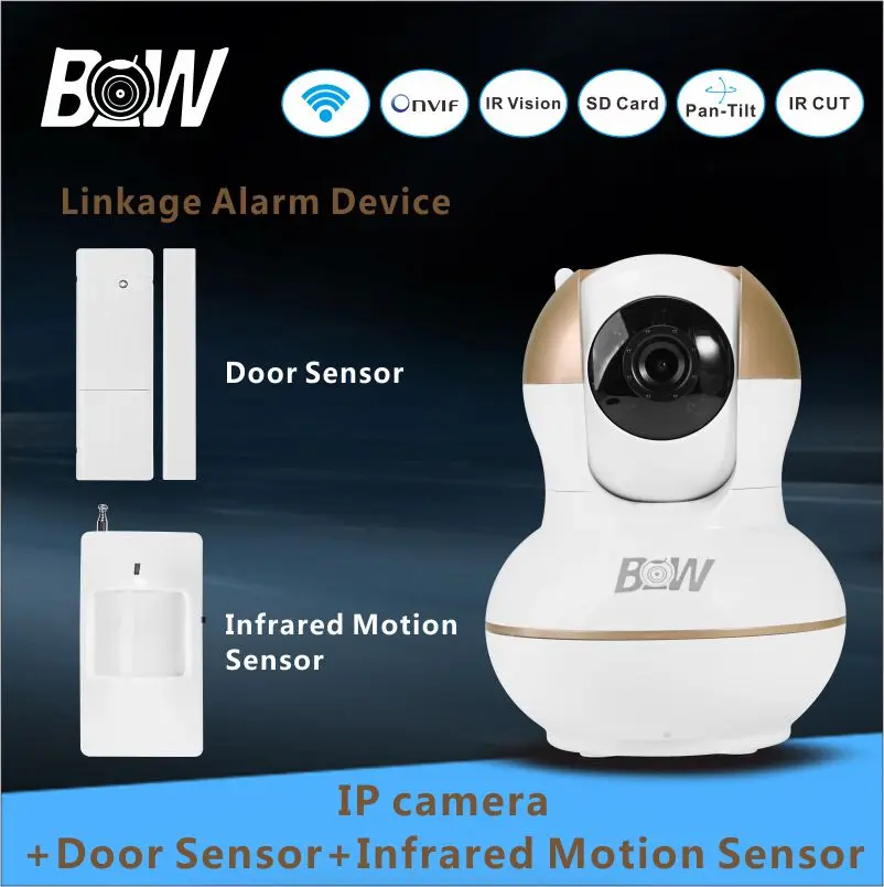 Wireless Micro IP font b Camera b font Wifi P2P font b Door b font Sensor