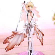 Fate Stay Night Anime sabre Nero Bride Version sabre lily 22cm PVC Action Figure Collection modello Doll giocattoli regalo 2018