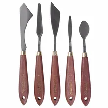 MEEDEN Professional Spatula Palette Knife Painting Mixing Scraper Set for Painting Palette Knife Kit Paint Art
