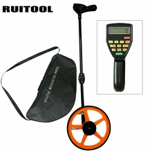 RUITOOL 32 см цифровое Расстояние измерительное колесо 0~ 999999,9 м складной измерительный прибор