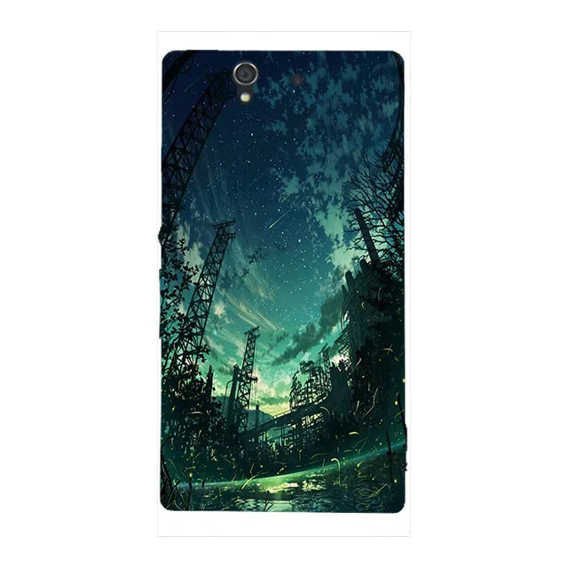 Чехол для sony Xperia Z L36H L36I C6603 C6602, жесткий чехол с милыми животными для sony Xperia Z L 36H L36I C6603, чехол с принтом - Цвет: L156
