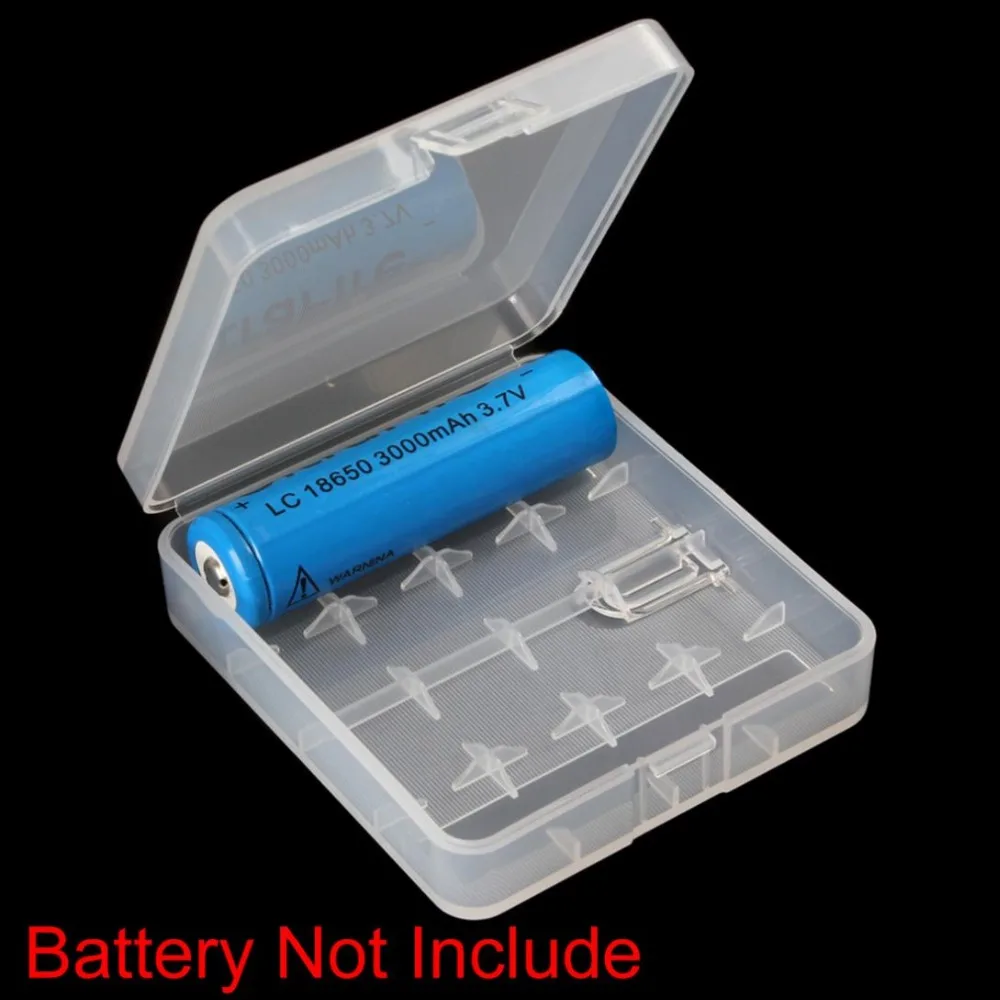 

For 4 x 18650 Batteries Portable Hard Plastic Battery Case Holder Storage Box