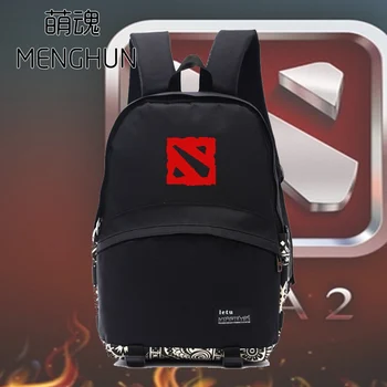 

Dota/Dota 2 game fans backpack Red Dota logo printing backpack for school student TI championship shield printing backpack NB088
