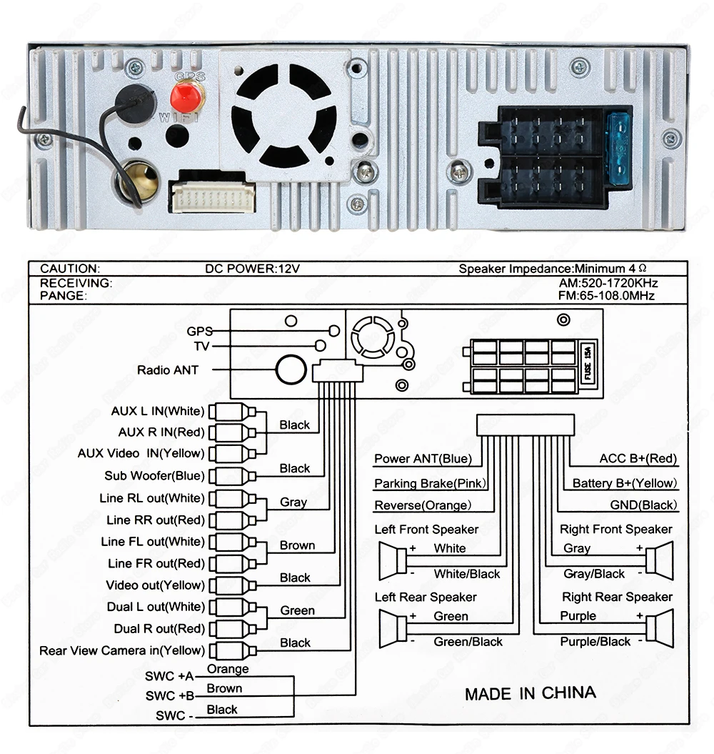 Clearance Universal 1 Din 7" Car Multimedia 1Din DVD CD MP5 Video Player Radio Car Auto Radio GPS Navigation Stereo 47 4