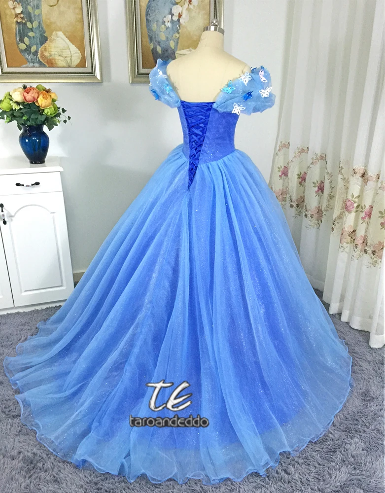 cinderella dress with butterflies
