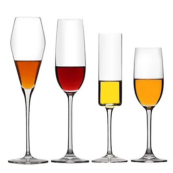 

Transparent Crystal glass Cup Champagne glass Beer Wine Cup Lead-free goblet Glasses Bar Party Red Wine Glass Champagne Flutes
