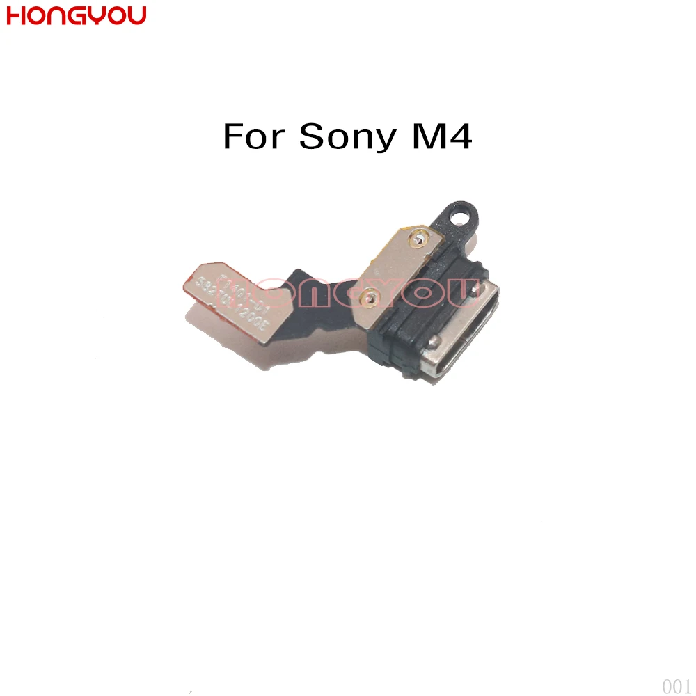 USB коннектор для док станции с гибким кабелем гнездо зарядки разъем Sony Xperia M4 Aqua E2303