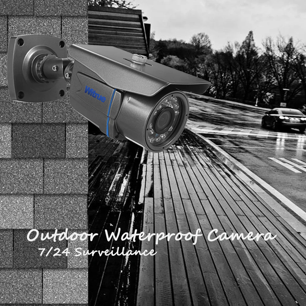 Witrue Mini Surveillance Camera Sony IMX323 AHD Camera1080P 20M Night Vision CCTV Camera IR Outdoor Waterproof Security Camera 