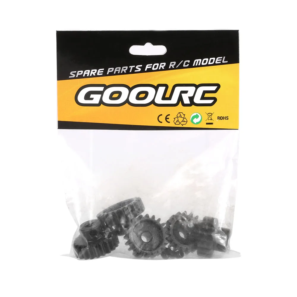 Original GoolRC M1 5mm 18T 19T 20T 21T 22T Shaft Steel Pinion Motor Gear for 18 Off-road Buggy Monster Truck RC Car Motor (10)