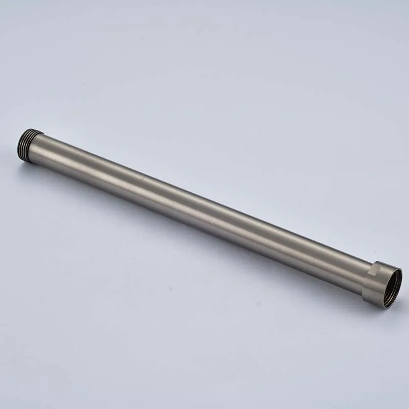 Free-Shipping-Brushed-Nickle-30cm-long-Shower-Extension-Tube (1)