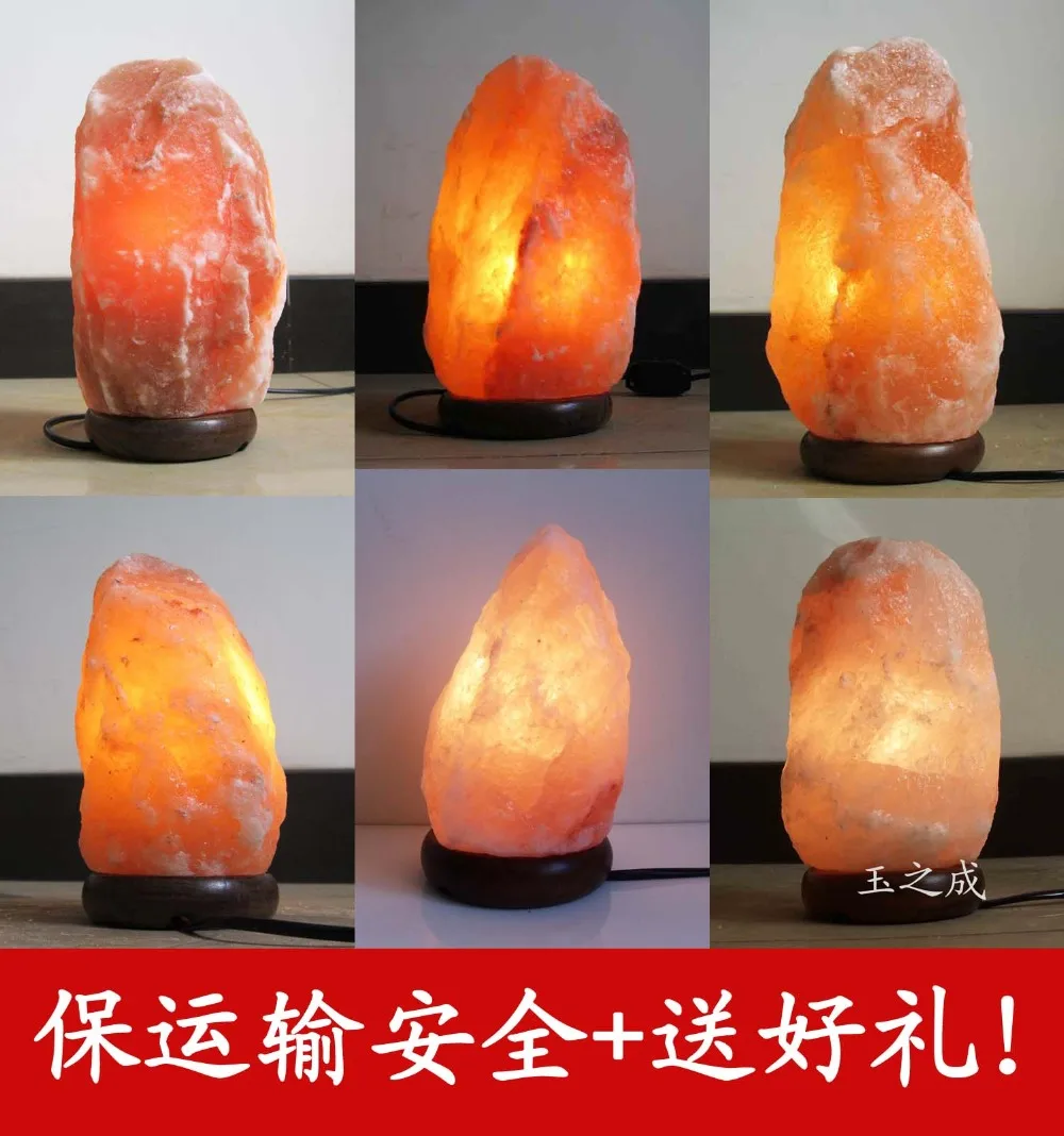 En Cristal De Sel Himalaya Lampe De Sel Naturel Imaginative Decore Salon Chambre Lampe De Chevet Chaud Gradation Veilleuses Aliexpress
