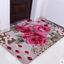 Розовый ковер в Корейском стиле, гостиная, диван, кухня, спальня, ковер, балкон, Нескользящие коврики