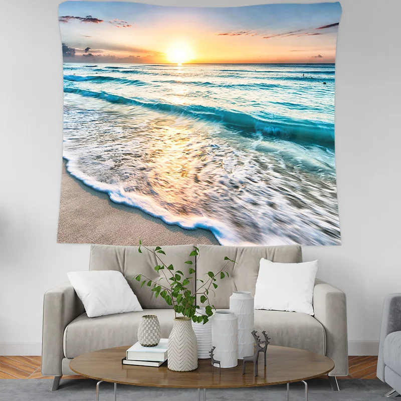

2019 New Tapestry Wall Hanging Decoration Beach Towel Blanket 100% Polyester Printed Scenic Hand Wash Machine Washable