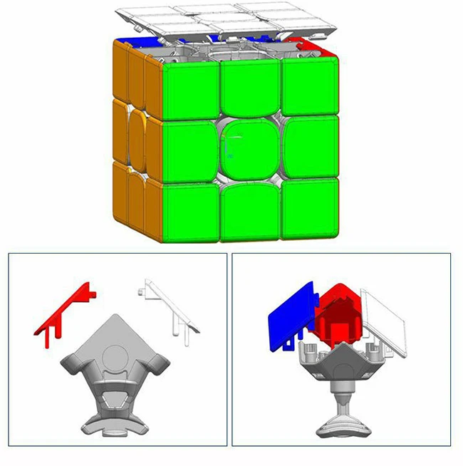 DaYan TengYun M 3x3x3 Магнитный скоростной куб без наклеек
