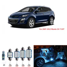 12 pz Canbus LED Bianco Lampadine Kit Interior Package Per 2007-2012 Mazda CX-7 CX7 Mappa Dome Tronco Luce Targa rosa