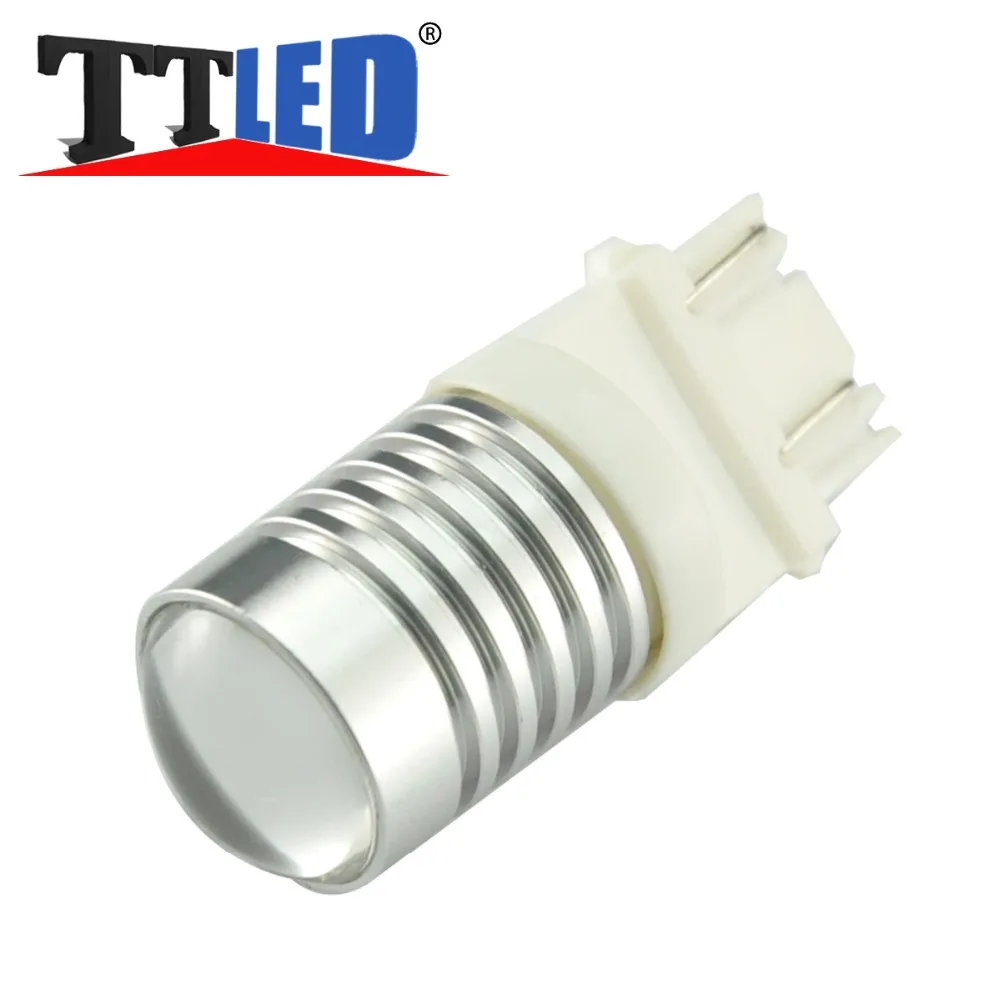 

TRICOLOUR 100x T25 3156 3157 switchback led Turn Signal Lights brake led Dual Color NON SRCK led amber white DHL FREE #TE14-2