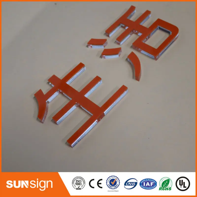 Sunsign 3D буквы прозрачные из оргстекла знак декоративный акриловый знак|letter sign|acrylic