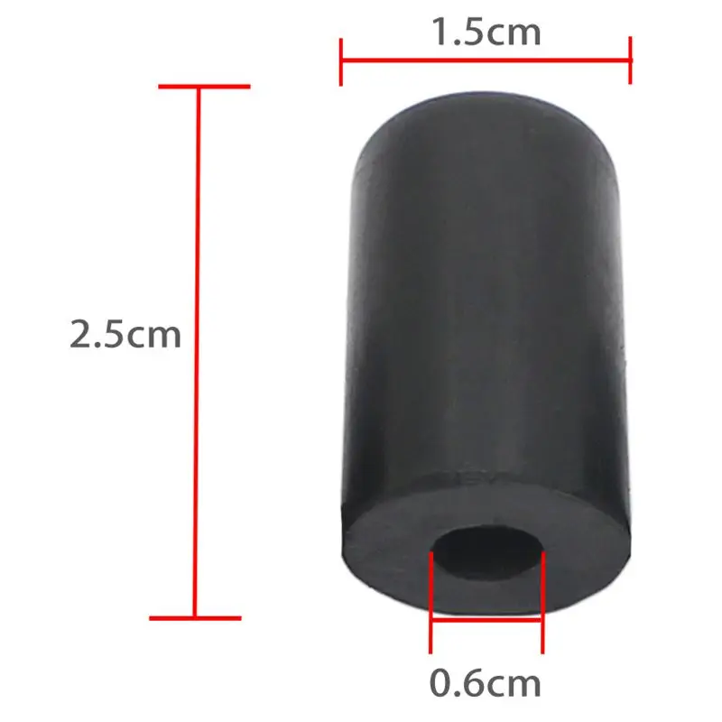 5 Pcs Cello Endpin Tip Protector Rubber Cello tail pin case Tip Cap Protector Non-Slip Mat For Cello Stringed Violin Parts