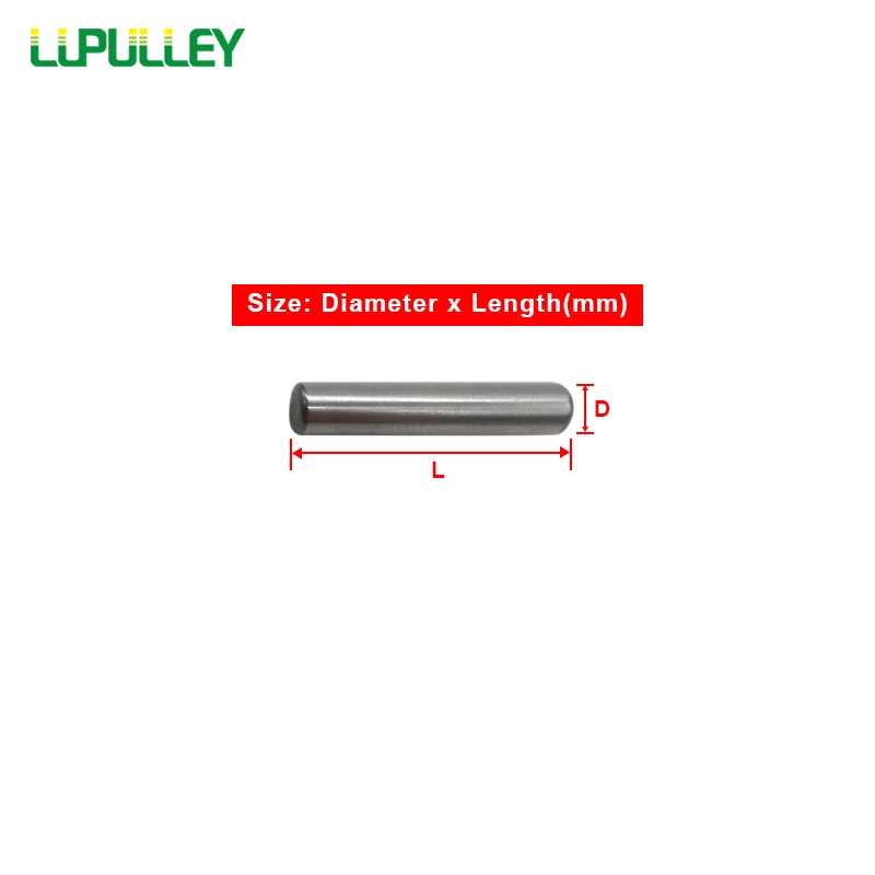 LUPULLEY 20 шт./лот цилиндрический дюбель Длина штифта 15 8 мм диаметр. 5 55/5 6/5 65/5 7/5 75/5 8/5 9/6
