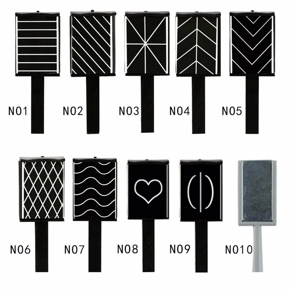 

11 Pieces/set Cat Eye Magnet Cat Eye Pen 3D Magnet Stick Magnetic Drawing Vertical Stick for Nail Gel Polish Magical Nail Tool