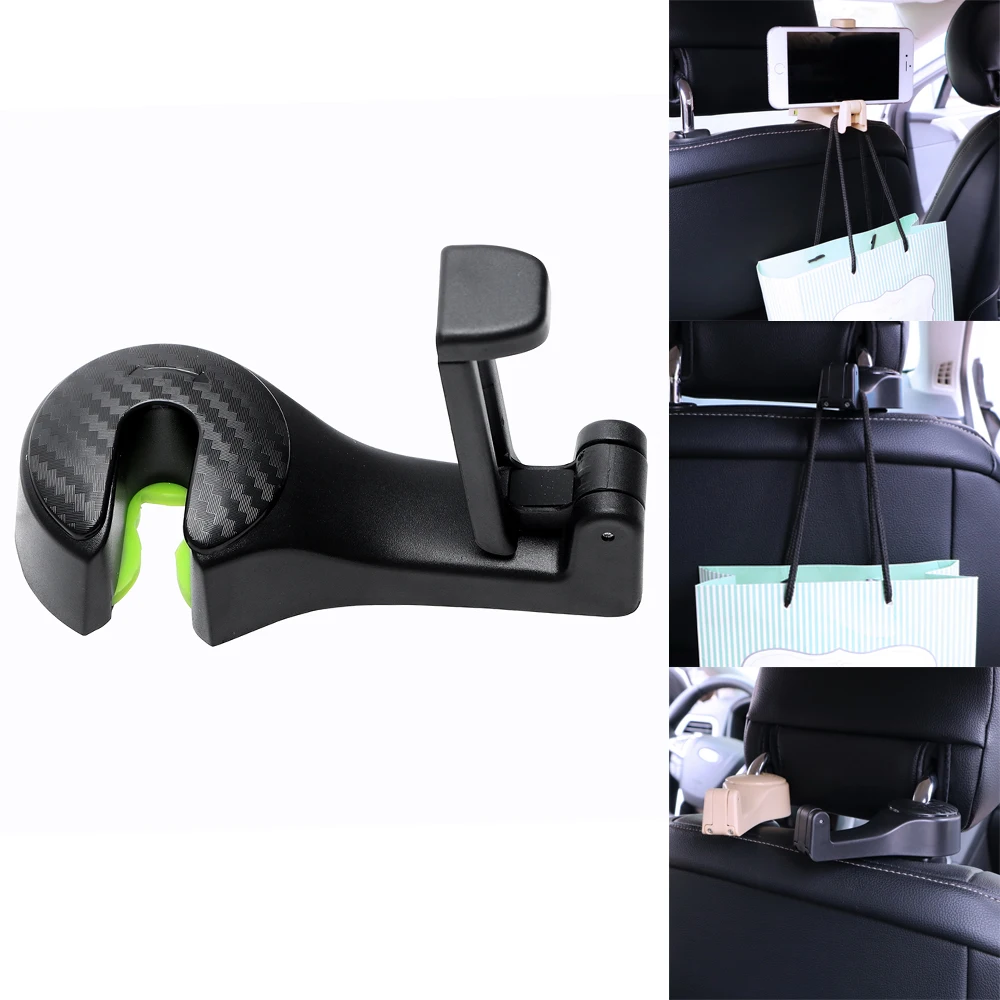 1 piece Multifunction Car Seat Back Hook Phone Stand Organizer Back Seat Headrest Holder Purse
