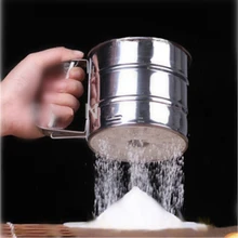 Yiwumart 1 шт. сито из нержавеющей стали, сито для чашки, сетка для порошка, муки, сито, инструменты для выпечки тортов, набор Cozinha для торта, инструменты для украшения