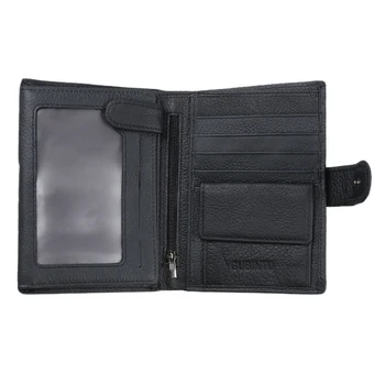 

Hot Fashion GUBINTU Cortex Men Buckle Wallets with Coin Pocket Passcard Pocket and Big ID Card Holder Famous Brand Big Capacity