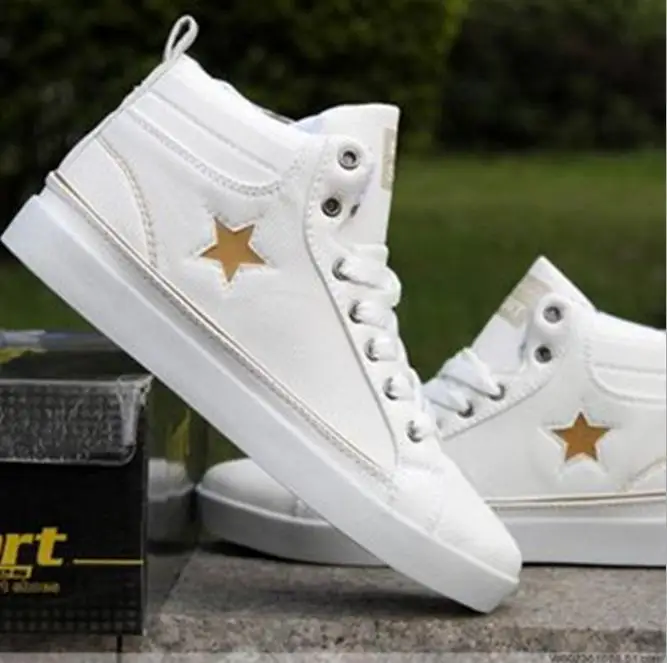 goldstar white running shoes